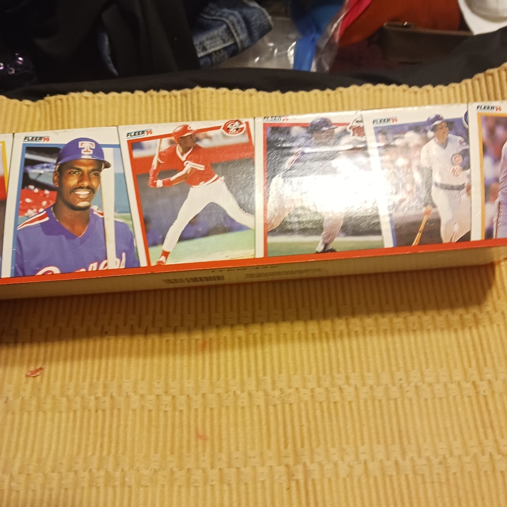 NOS 1990 Fleer Baseball Card Set - Picture 5 of 6